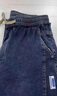 煋程牛仔裤男士秋冬季潮流百搭裤子男加绒宽松百搭束脚裤男运动九分裤 YP-E063蓝灰色（春秋款） XL (推荐体重125-140斤) 实拍图
