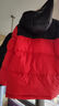 雪中飞童装儿童羽绒服2025新款男童女童中大童拼接面包羽绒服冬季外套 中国红 120 实拍图