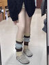 觅橘光腿神器春秋冬裸感超自然加绒假透肉色打底袜防勾丝C 踩脚-白皙肤 适合 偏白肤色 1条 冬季 加厚绒(适合 -10度到10度 实拍图
