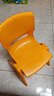 华恺之星 塑料凳 家用小板凳换鞋凳子 宝宝餐椅学习椅靠背椅子HK5601橘 实拍图