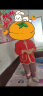 迷你巴拉男童女童羊羔毛外套宝宝新年国风时尚龙年儿童便服新年拜年服 中国红60611 105cm 晒单实拍图