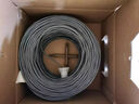 秋叶原（CHOSEAL）原装超五类网线【工程版】CAT5e纯铜线芯综合布线POE供电 非屏蔽网络线灰色25米 QS2608AT25S 实拍图
