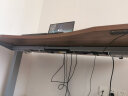 京东京造电动升降电脑桌 书桌 桌子学习桌  双电机1.4m胡桃木色 晒单实拍图