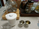 膳魔师（THERMOS）茶旅套装户外露营旅行茶具便携办公保温茶壶茶杯父亲节礼物TCMU 【304不锈钢】雲白 实拍图