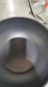 三禾微纳无涂层不粘炒锅可立盖炒菜锅无油烟含钛锅具32cm黛蓝青配钢铲 实拍图