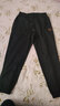 顶峰保罗（Dingfengbaoluo）裤子男士潮牌宽松秋季休闲长裤男运动束脚九分裤237黑色L 实拍图