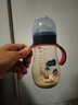 小土豆（potato）婴儿ppsu宽口径带重力球吸管奶瓶一杯3用L号6个月以上300ml冰晶蓝 实拍图