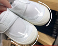 BananaRoom日本儿童幼儿园宝宝入园小白鞋男女童运动鞋室内地板鞋帆布鞋童鞋 白色全包 29 内长19cm 实拍图