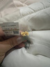 赛菲尔 黄金耳饰足金999.9芙蓉耳环花朵耳钉 一对耳饰 约3.15克 实拍图