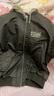 杰克·琼斯（JACK&JONES）25年秋冬男装棉衣飞行夹克男保暖宽松潮流连帽短款棉服外套男士 黑橄榄E06 M 175 实拍图