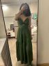 歌莉娅 新品  棉布吊带长裙  1C4C4K040 58G森林绿 XS 晒单实拍图