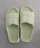 百慕倾臣夏季凉拖鞋女士室内外简约休闲舒适百搭软底防滑静音情侣拖鞋男 绿色 36-37 正码 实拍图