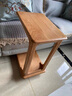 源氏木语 实木边几茶几客厅移动沙发侧边桌茶几简约卧室床头小桌子 樱桃木 移动边几0.32m 实拍图