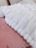 无印良品雕花獭兔绒四件套牛奶绒床上四件套床单法兰绒被套200*230cm奶白 实拍图