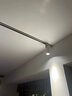 led轨道灯射灯服装店商超展厅射灯家用电视背景墙明装二线导轨灯 白壳20W白光6000K【单只装】 实拍图