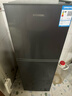HYUNDAI（韩国现代）小冰箱迷你小型家用冷藏冷冻宿舍出租房办公室双开门二门电冰箱节能省电 118L灰【行业爆款+省电轻音】 实拍图