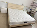 全友家居 床原木风现代简约主卧室双人大床1.8x2米家用高脚板式床家具 实拍图