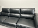 芝华仕（CHEERS）头等舱意式轻奢真皮功能沙发大户型客厅零靠墙芝华士50795黑大三 晒单实拍图