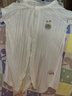 贝瑞加（Babyprints）婴儿连体衣2件夏季短袖婴儿衣服新生儿纯棉哈衣轻薄爬服 白蓝66 实拍图