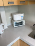 康佳（KONKA）电烤箱小型家用一机多能迷你小烤箱12L容量烘焙小型多功能空气炸烤箱食品烘干机 白色 10L 实拍图