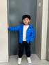 Skechers斯凯奇小暖宝羽绒服男童女童外套保暖秋冬童装P424K076/P425K050 公主蓝/007G 120 实拍图