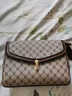 路易生活 LOUIS'S LIFE女包2025新款时尚印花小方包通勤百搭妈妈包中年款单肩斜挎包 菱形卡其 实拍图