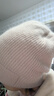 笙格儿 帽子女秋冬季时尚百搭月子帽产后春秋显脸小针织毛线帽保暖冬款堆堆帽 兔毛米色 均码 实拍图