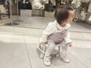 戴维贝拉（DAVE＆BELLA）女童连衣裙儿童公主裙小童假两件衣服女宝宝裙子2025秋季新款童裙 灰紫色【DB1248265】 90 cm（建议身高80-90cm） 实拍图