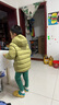 歌瑞家（greatfamily）儿童轻薄羽绒服 秋季新款童装小童中大童连帽羽绒外套三防乐友 男款【绿色】 130 【6-7岁】 实拍图