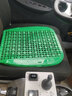 夏天汽车通风透气座垫靠垫货车中巴车教练车夏季加厚塑料凉垫坐垫 A款 -单片绿色坐垫 实拍图