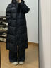 卡帕（Kappa）背靠背羽绒服外套女款2025新款冬季男士长款保暖防寒服K0EZ2YY09D 黑色-990 2XL 实拍图