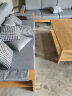 公熊（GXIONG） 公熊家具 沙发实木沙发客厅北欧实木木质沙发实木沙发小户型沙发 原木色（灰色布套） 双人位 实拍图