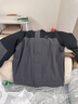 361度【山河衣】男女同款冬季新款加绒三合一防水冲锋衣户外登山服 云母灰 XL 实拍图