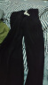 真维斯（JEANSWEST）阔腿裤子女2025春秋季新款直筒休闲裤女装宽松百搭雪尼尔垂感长裤 黑色 纯色 XL 实拍图
