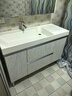 科勒（KOHLER）玲纳欧美轻奢风卫生间洗漱台落地式组合浴室柜套餐多颜色多尺寸 玲纳+普通镜柜 1200mm单龙头孔 实拍图