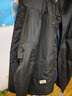 罗蒙（ROMON）秋冬加棉加厚外套男士青年棉衣服休闲连帽工装款防风夹克冲锋衣男 M1091黑色 3XL 实拍图