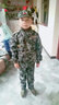 兵童勇士春秋新款女童男童迷彩服套装儿童军训服休闲运动装中大童学生外套 丛林迷彩配老鹰帽子 140码适合145CM身高 实拍图