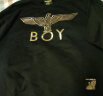BOY LONDON【经典款】冬情侣款logo圆领休闲百搭潮牌卫衣N03909 黑色 经典款 S 实拍图