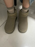 回力女鞋雪地靴女冬季加绒保暖棉鞋厚底休闲短靴女 实拍图