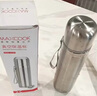 美厨（maxcook）真空保温杯 304不锈钢水杯500ml户外便携茶杯子 本色银MCBE-ZK500 实拍图