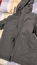 罗蒙（ROMON）棉服男冬季通勤商务休闲大码纯色棉袄保暖棉衣外套男M05黑色M 实拍图