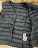 鸭鸭（YAYA）轻薄羽绒马甲女冬装短款内胆时尚女款马夹外套背心K 黑色 3XL 180 实拍图