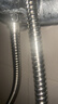 九牧（JOMOO）卫浴配件不锈钢上水编织管软管 双扣淋浴软管 耐热防爆软管 不锈钢花洒软管（1.5米 ） 实拍图