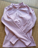 爱暇步 瑜伽服女套装秋冬款高端专业普拉提健身服拉链衫长袖运动T恤显瘦 湘妃粉/莱卡磨毛/带胸垫/上衣 M 实拍图