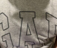 Gap【热卖爆款】男装夏撞色logo圆领短袖T恤纯棉上衣544465 灰色 180/100A(XL) 亚洲尺码 实拍图
