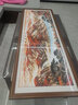 良品大师山水画办公室挂画中式客厅装饰画万里长城靠山图茶室字画风景壁画 鸿运当头A2 55*170cm宣纸锦绫+有机玻璃+红褐色实木框（较小） 实拍图