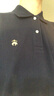 布克兄弟（BrooksBrothers）男夏季金羊刺绣珠地网眼修身短袖Polo衫 4004-藏青色 M 实拍图