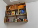 超益嘉 实木墙上置物架壁挂式书架壁挂墙面储物柜收纳吊柜墙壁柜创意架 定制尺寸联系客服下单 实拍图