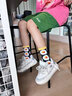 CN女鞋面包鞋通勤时尚舒适百搭高颜值增高轻便防滑低帮板鞋新款 武士灰 37 实拍图