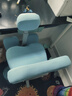 怡佳乐（YIJIALE）儿童学习椅小学生写作业写字椅子家用可升降调节正姿椅带脚踏 蓝色五爪/旗舰版+脚踏1.1-1.8米 实拍图
